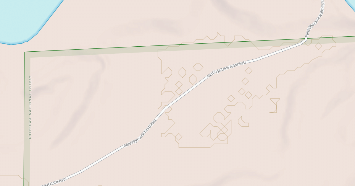 Map preview of HILLTOP DRIVE NORTHEAST