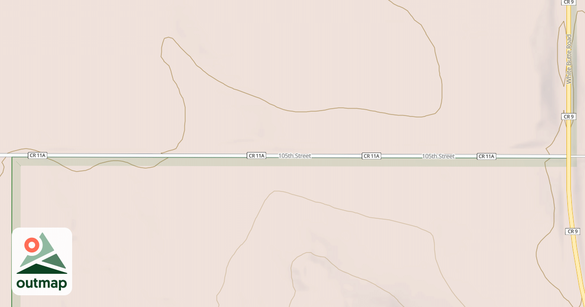 Map of (FDR) PERKINS COUNTY ROAD 11A