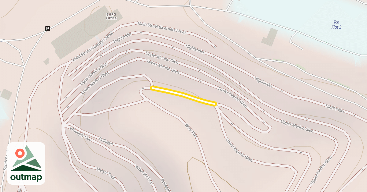 Map of Lower Merino Glen