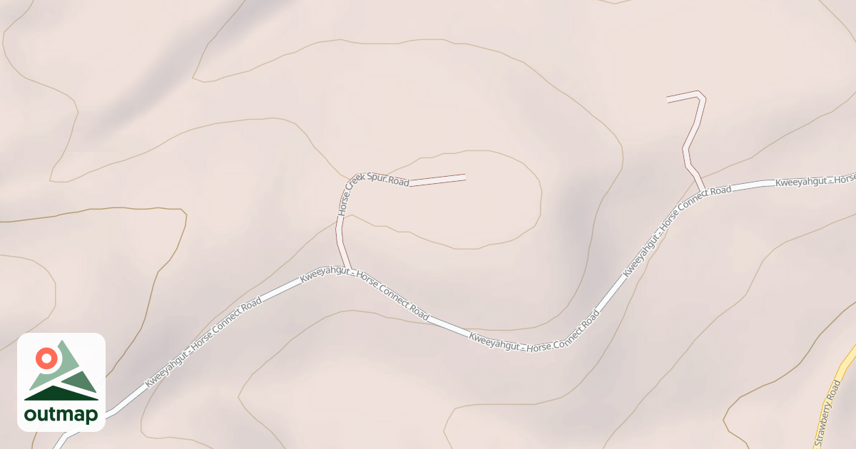 Map of HORSE CREEK SPUR