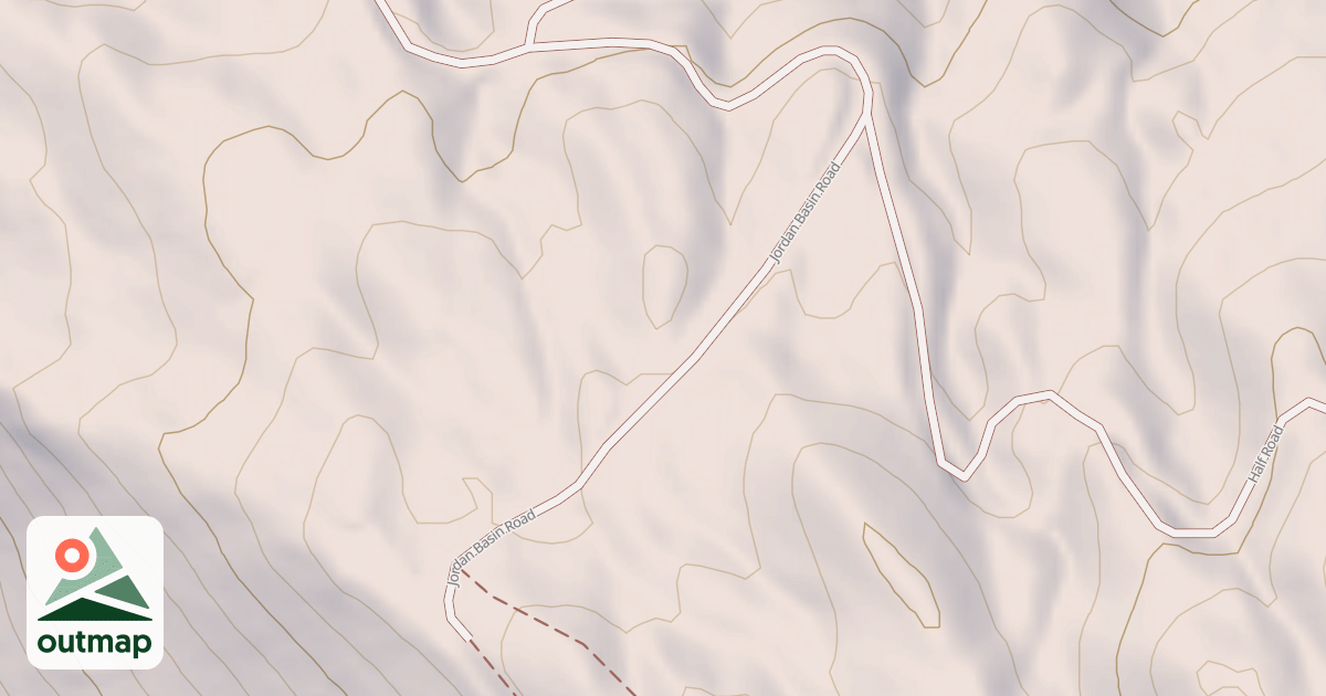 Map of JORDAN BASIN