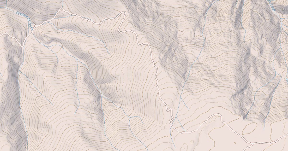 Map preview of DEADMANS CREEK