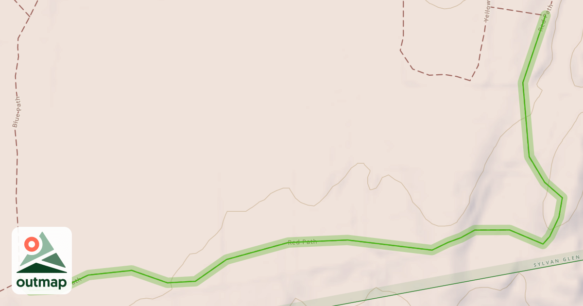 Map of Red Path