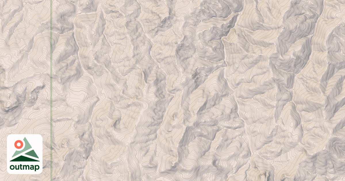 Map of Boone Peak