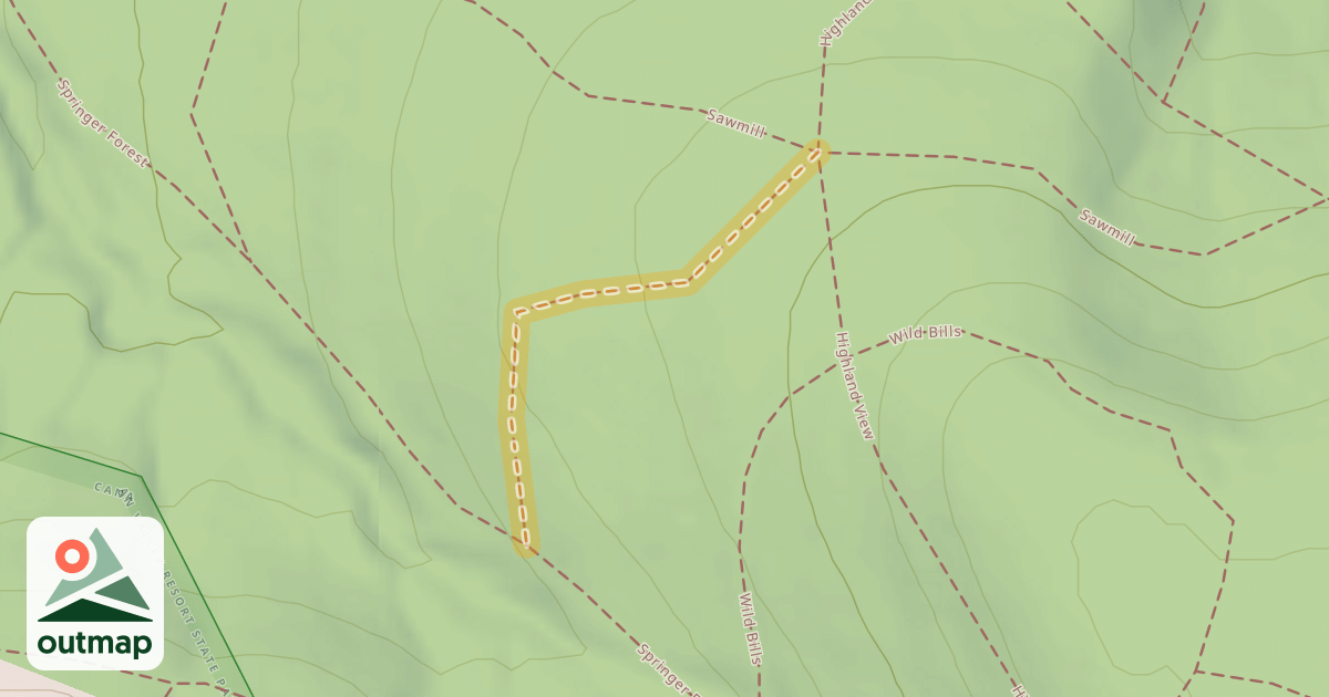 Map of Three Springs Trail