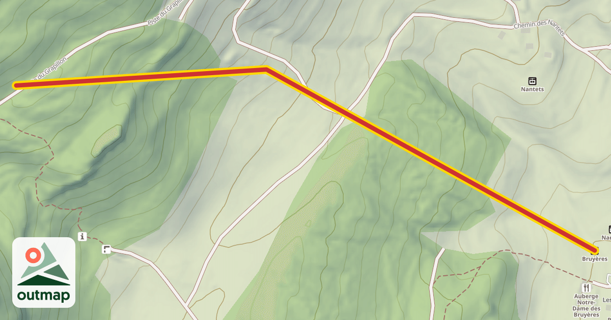 Map of Bruyères