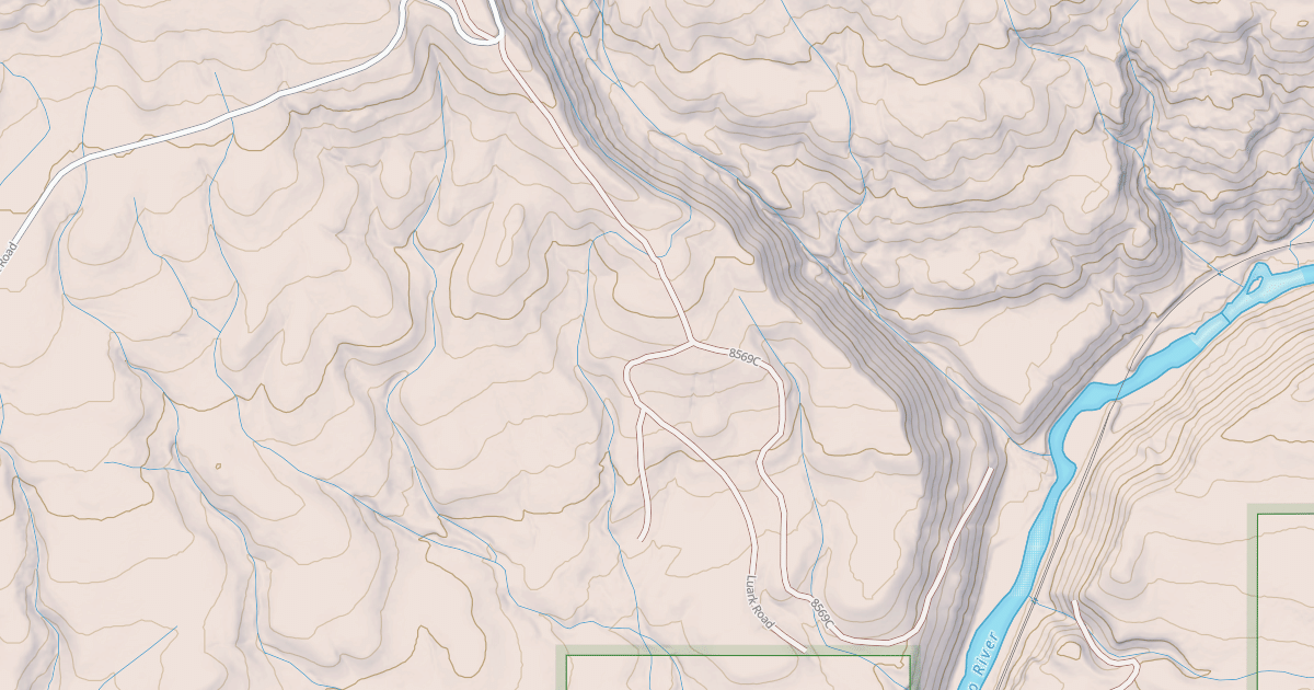 Map preview of BLM National GTLF Public Motorized Roads 0032309b-a06d-4e32-9d6c-1c8ec1e67955