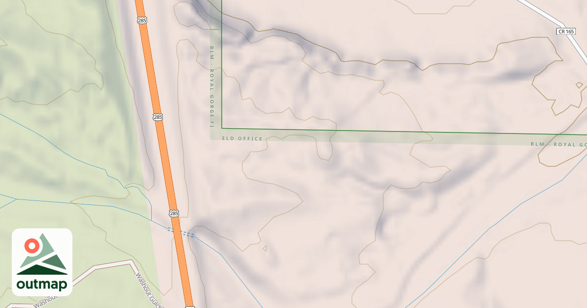 Map of Big Bend Ohv Track Trail