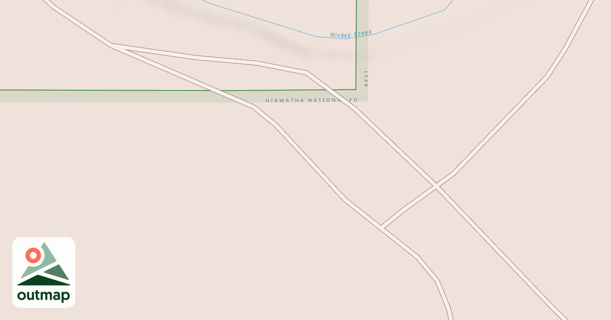 Map of HICKEY MARSH SPUR A