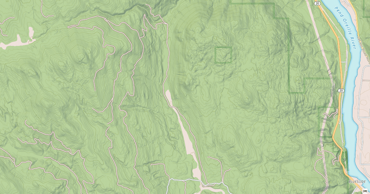 Map preview of UPPER RUBY CREEK
