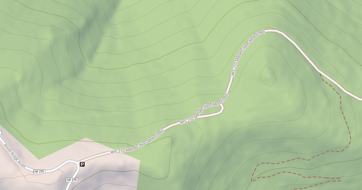 Map preview of GARDINER PEAK SPUR C