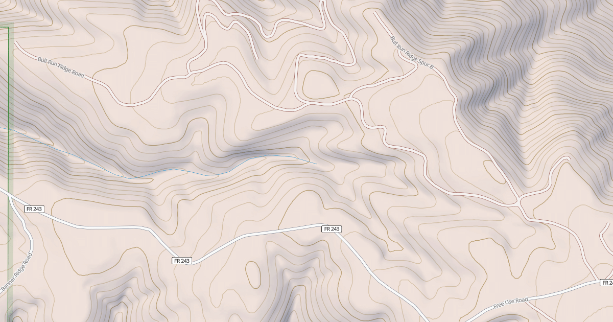 Map preview of BULL RUN RIDGE