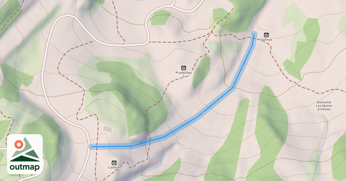 Map of Galinat-Fage-Belle