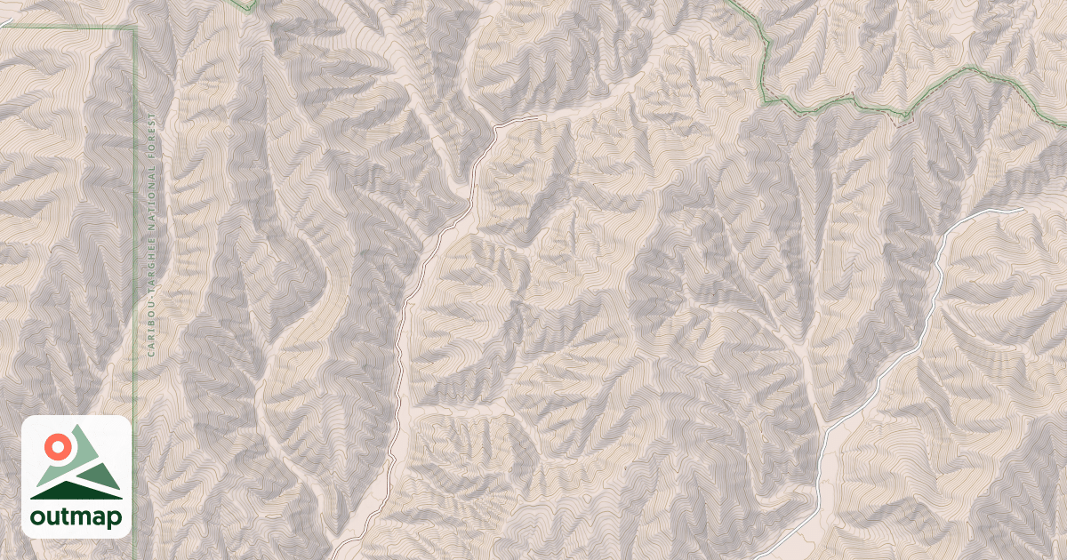 Map of MIDDLE CREEK