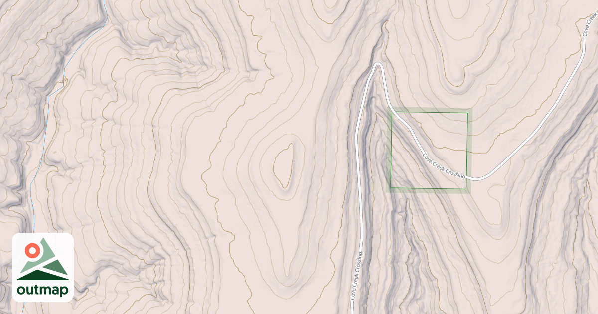 Map of WEST OUTER LOOP SHORTCUT F