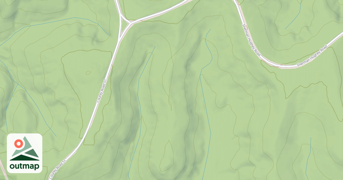 Map of THREE in Perry