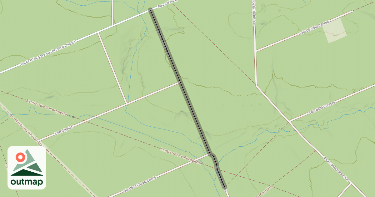 Map of Laie des Auneaux