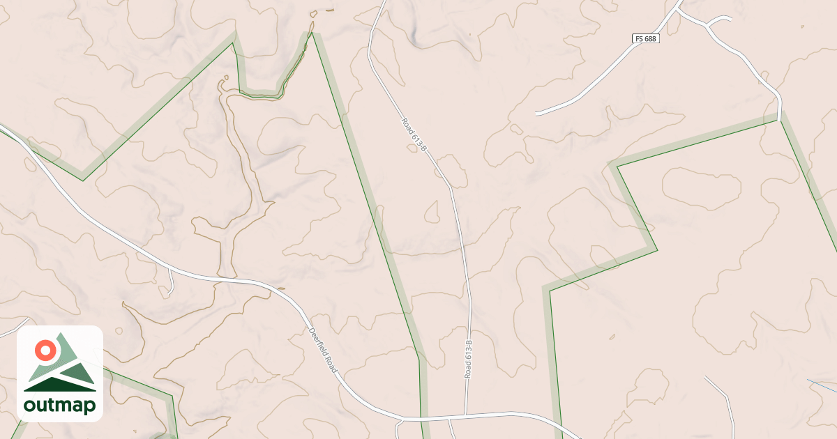 Map of BYRD CREEK B