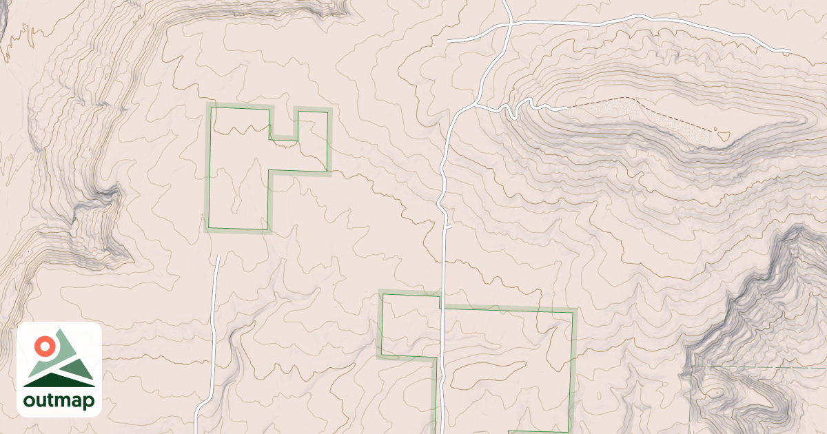 Map of Huckleberry Mtn-Orange
