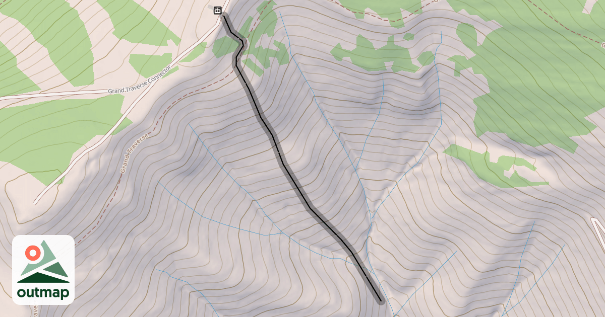 Map of Morning Side Ridge