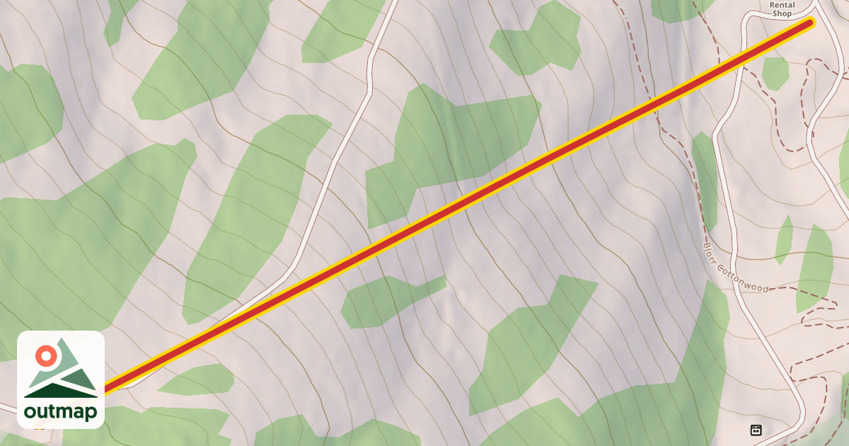 Map of Beaver's Face Lift