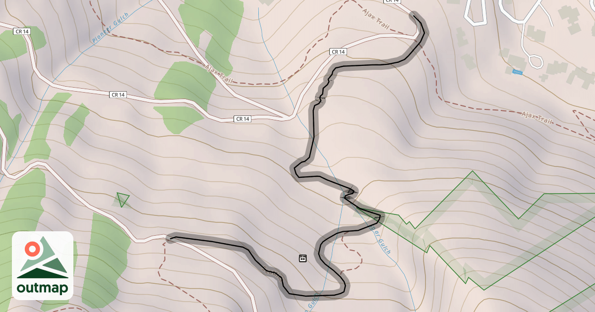 Map of Little Nell Trail
