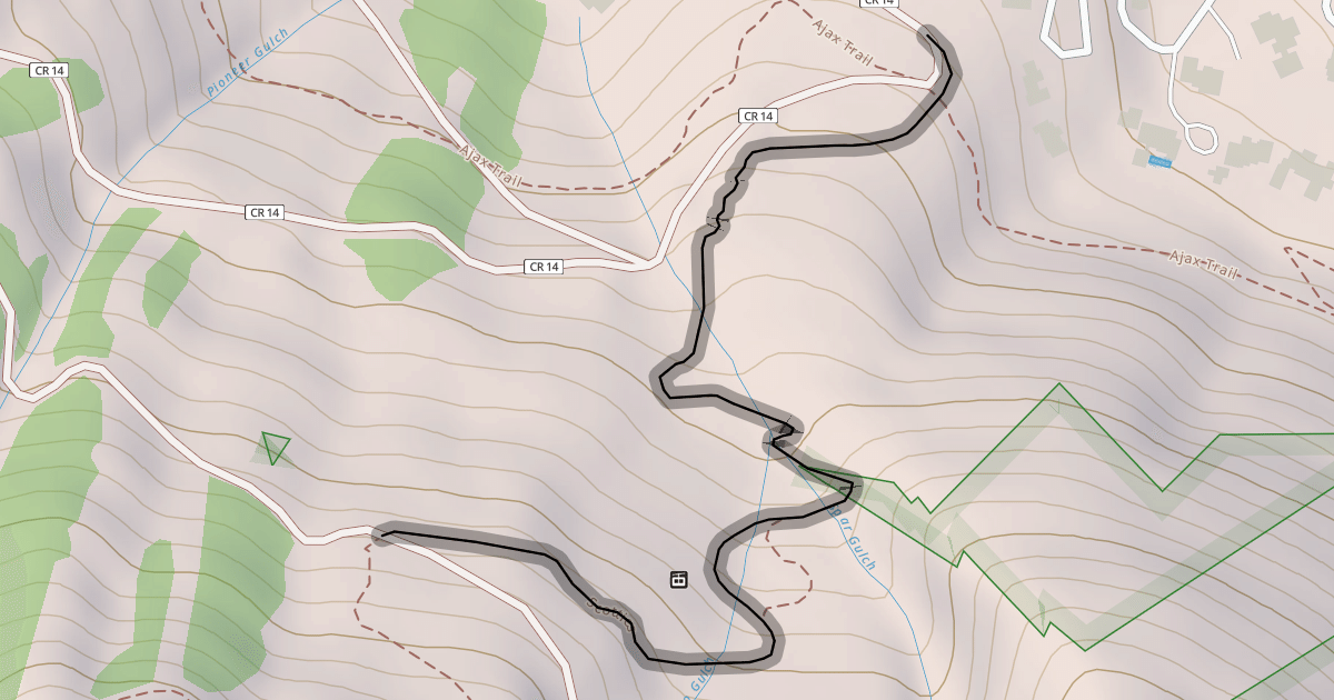 Map preview of Little Nell Trail