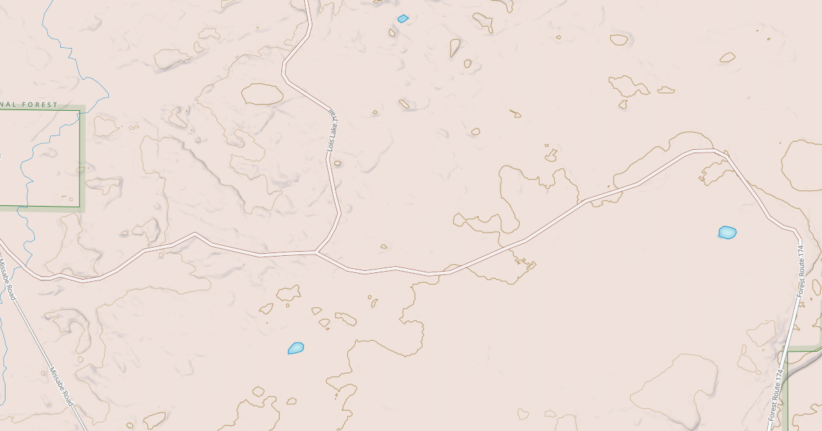 Map preview of LUNCH LAKE