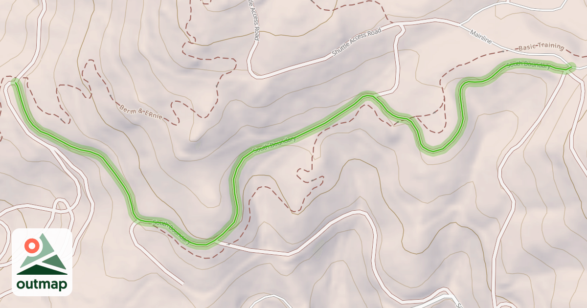 Map of South Boundary