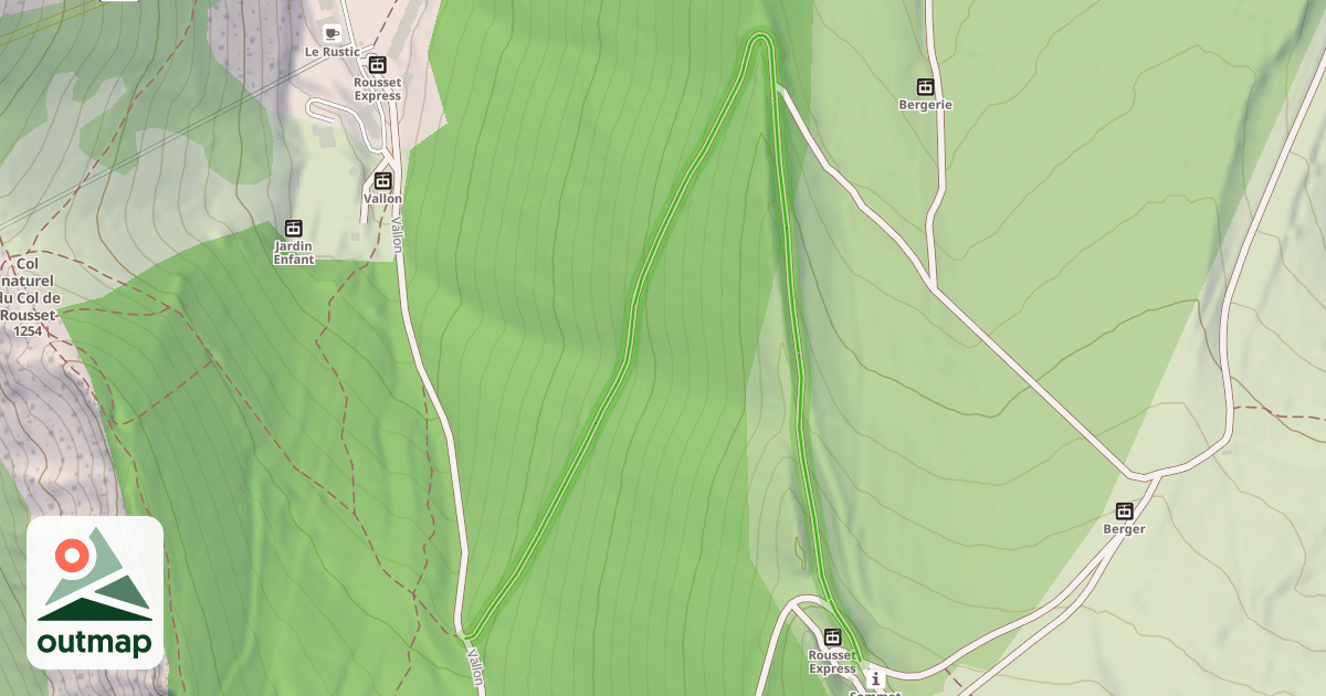 Map of Chemin de Beure
