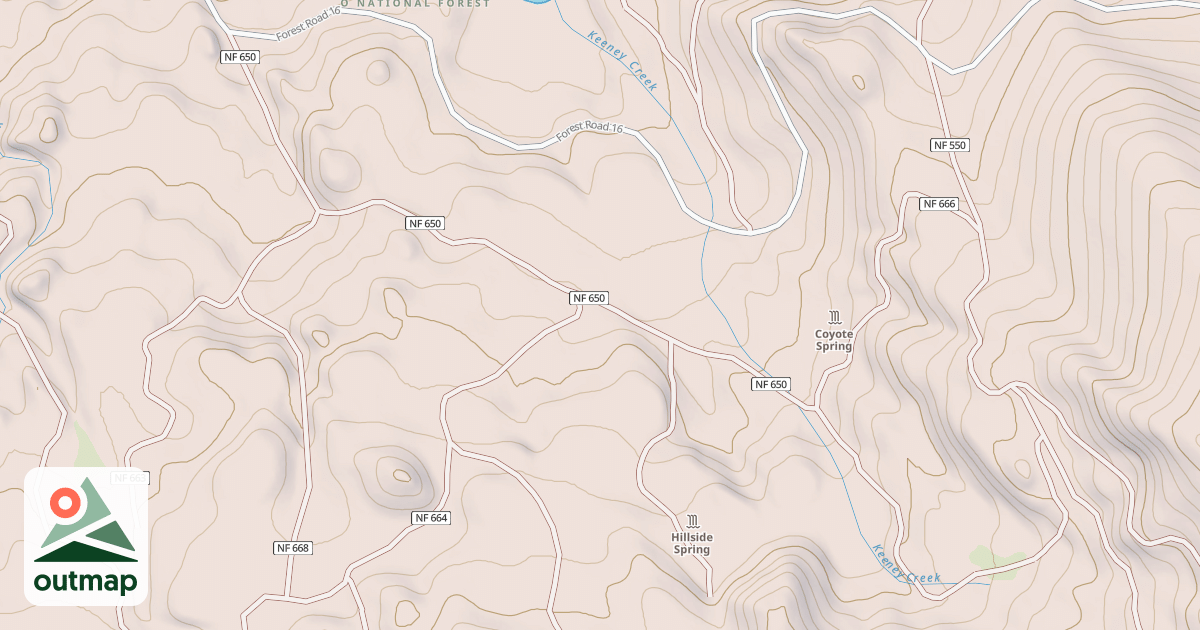 Map of USFS Motor Vehicle Use Map Roads {632F8778-0981-465C-B20D-989D5654BEEC}