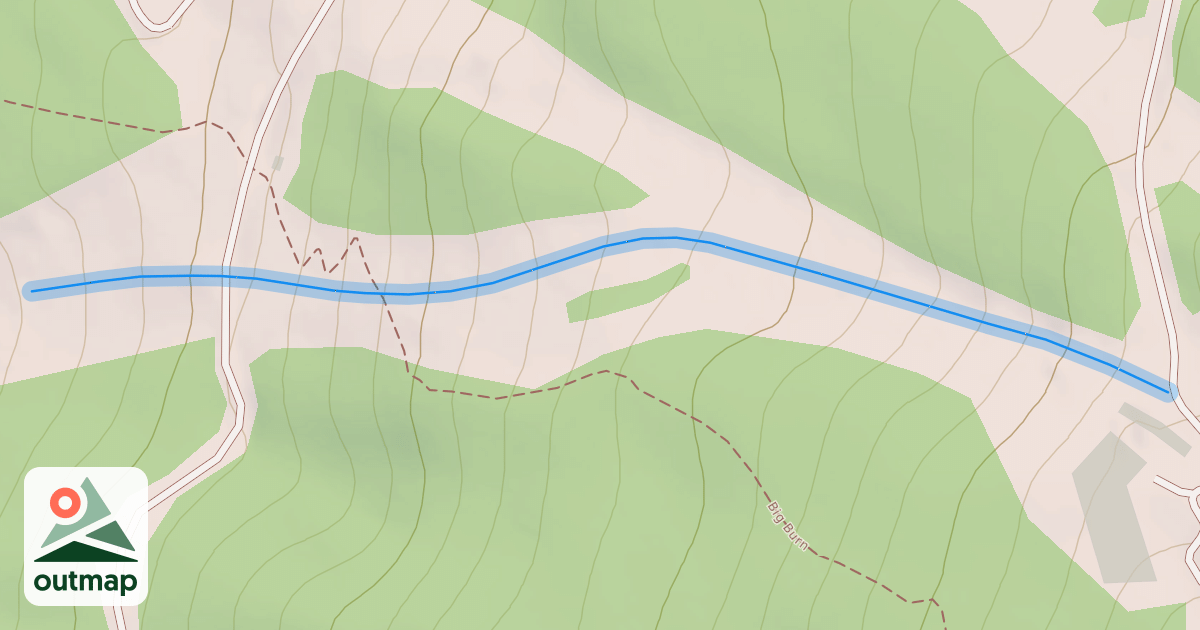 Map of Mainline - Upper