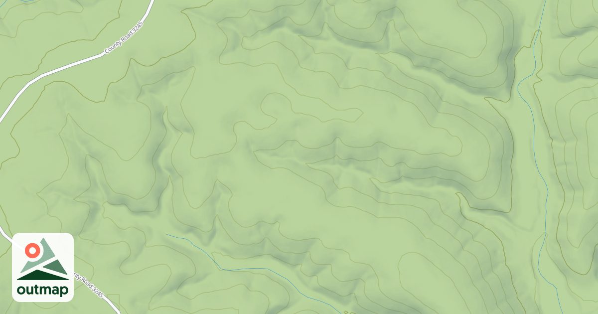 Map of HOG CLIFF SPUR C