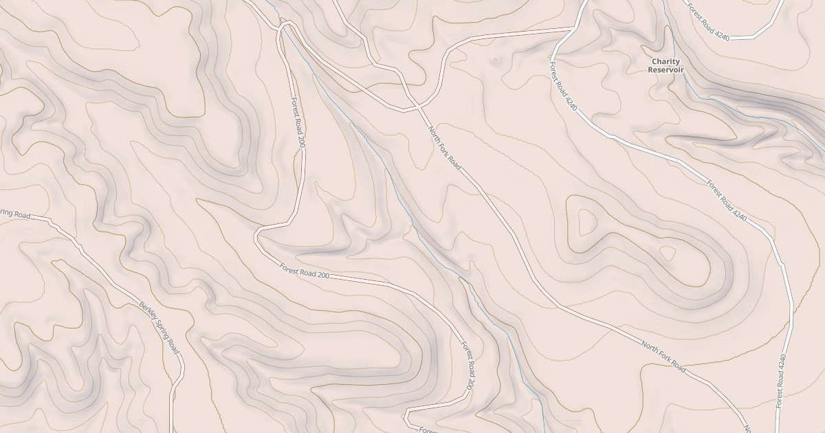 Map preview of USFS Motor Vehicle Use Map Roads {87D4977C-70DC-4488-B1BF-717DE23A73E7}