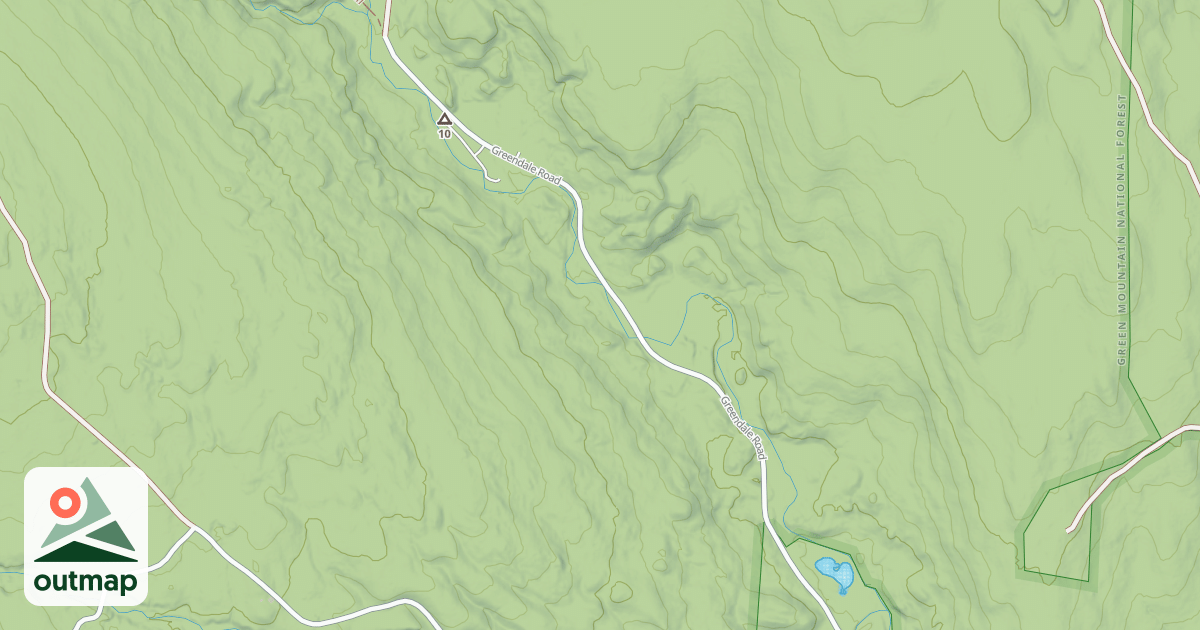 Map of GREENDALE