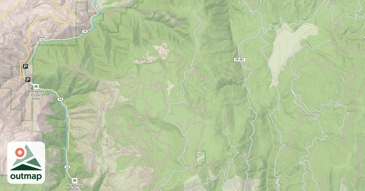 Map of BLACKTAIL