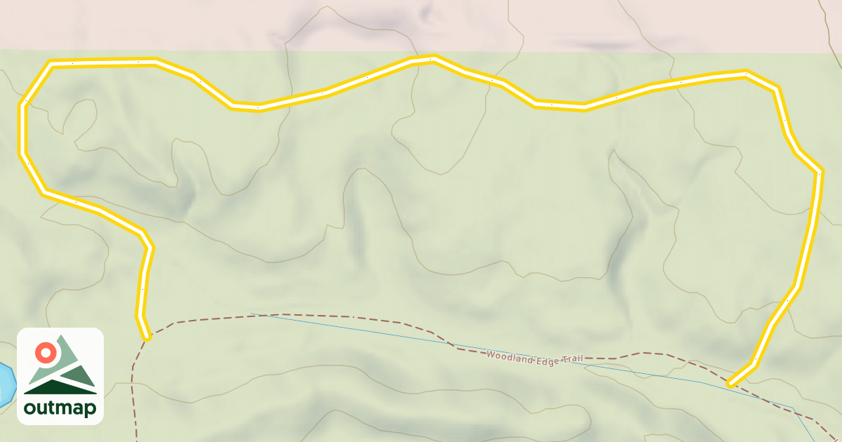 Map of Hardwood Hills Trail