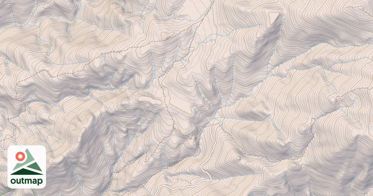 Map of Black Canyon To Redding Canyon