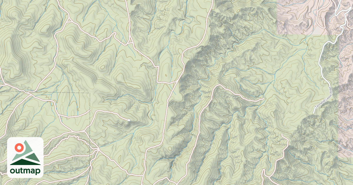 Map of 16049: Temblor Ridge