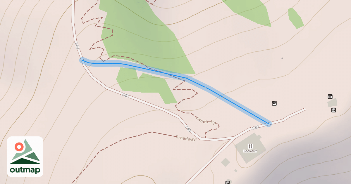 Map of I-80