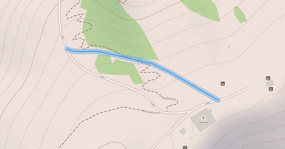 Map preview of I-80