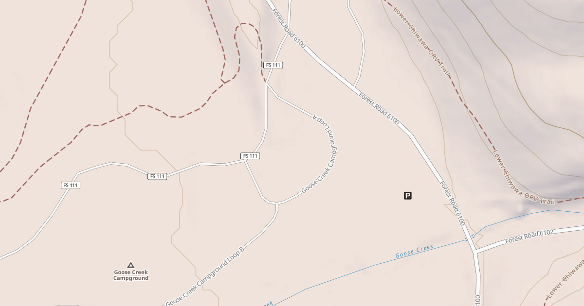 Map preview of GOOSE CR CG  LOOP