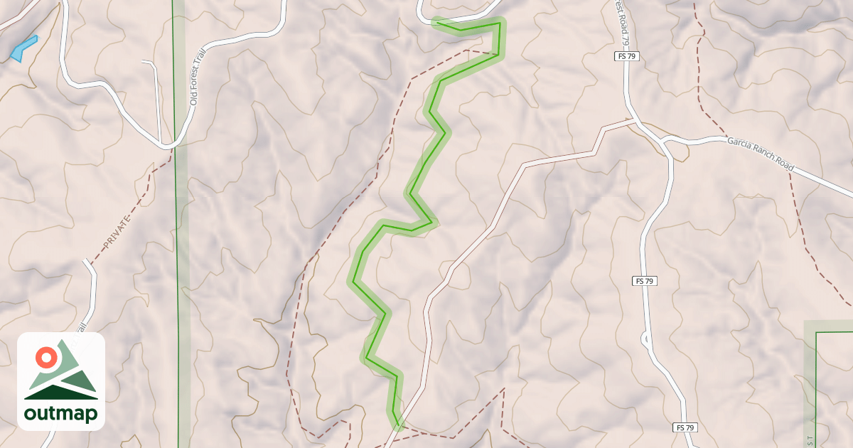 Map of Old Road