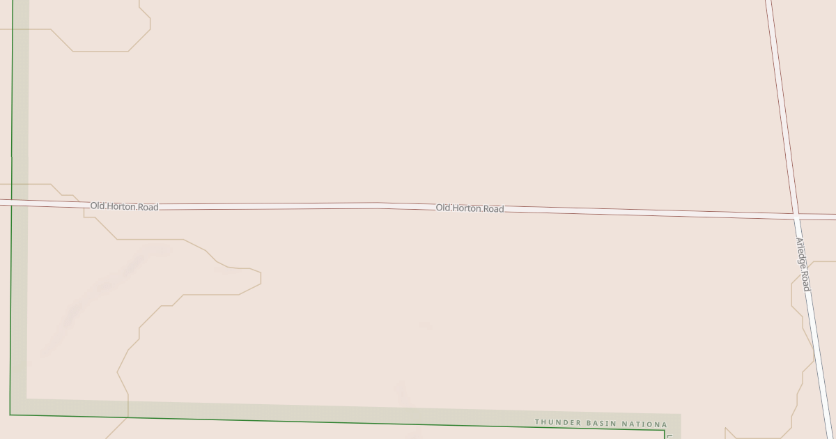 Map preview of OLD HORTON RD