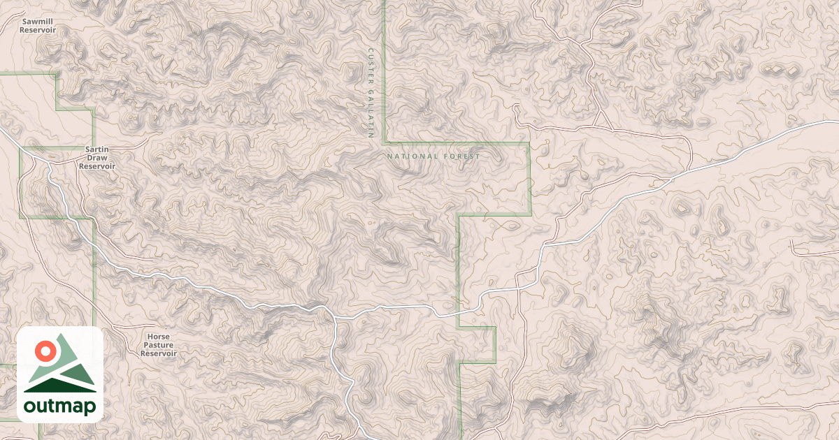 Map of BEAVER STACEY