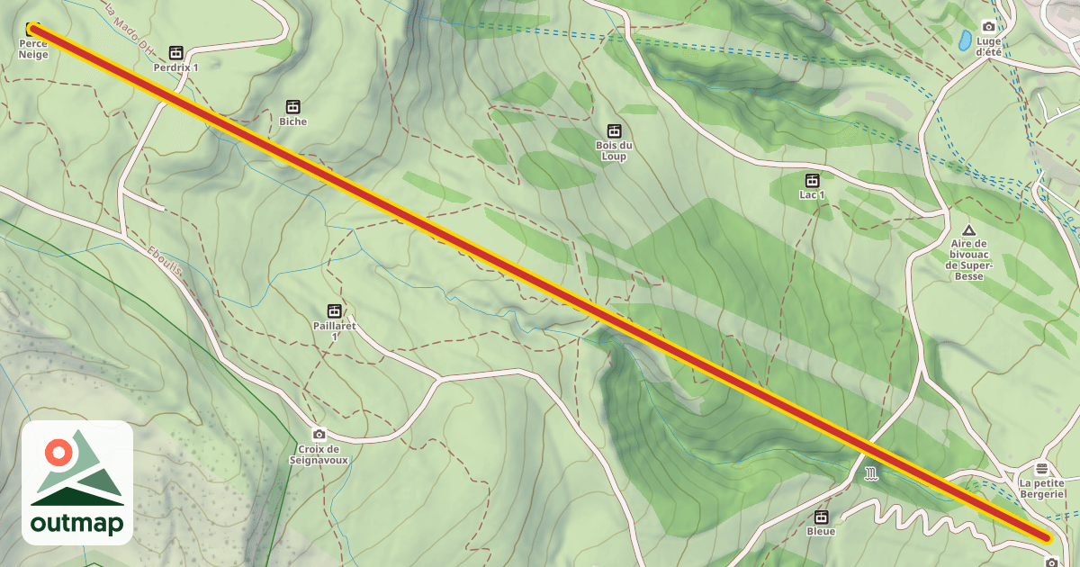 Map of Perce Neige