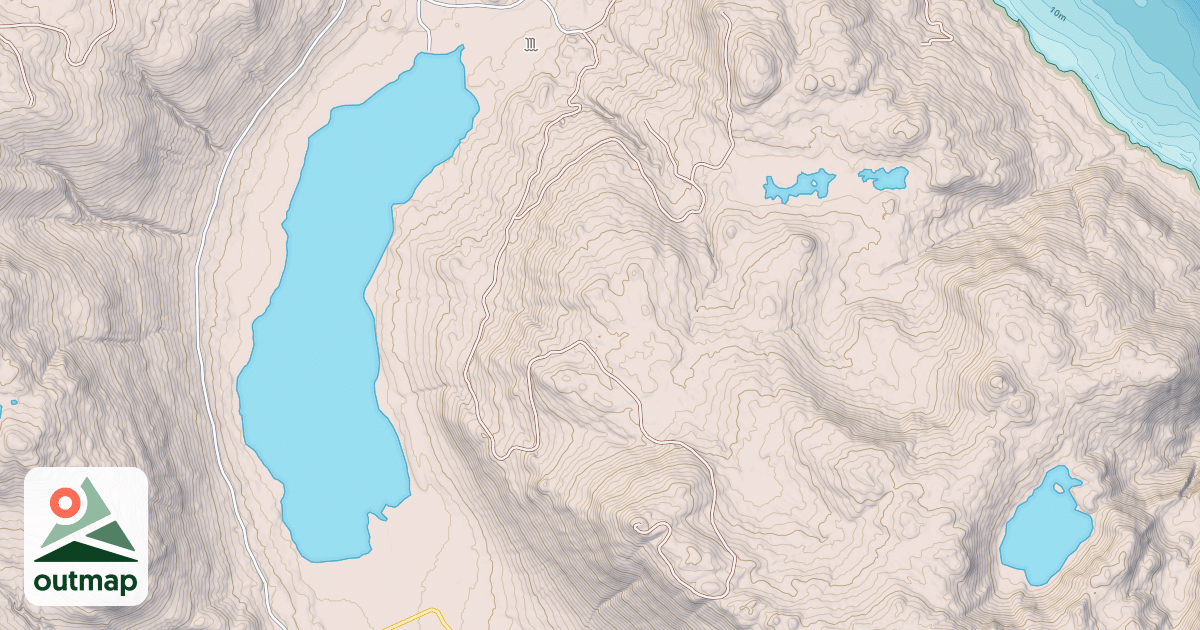 Map of EAST LUCK LAKE