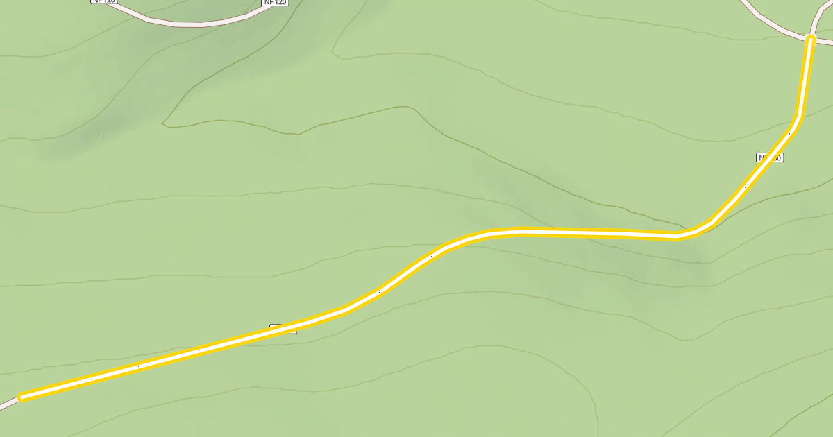 Map preview of Forest Road 4615-080