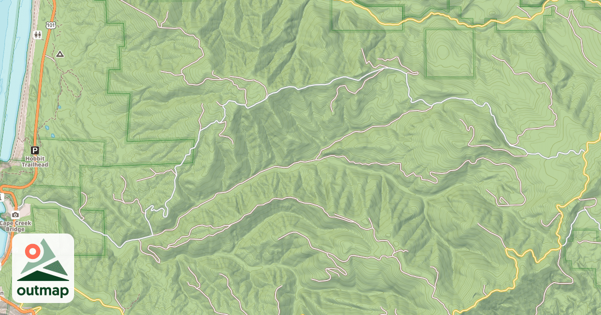 Map of CAPE CREEK