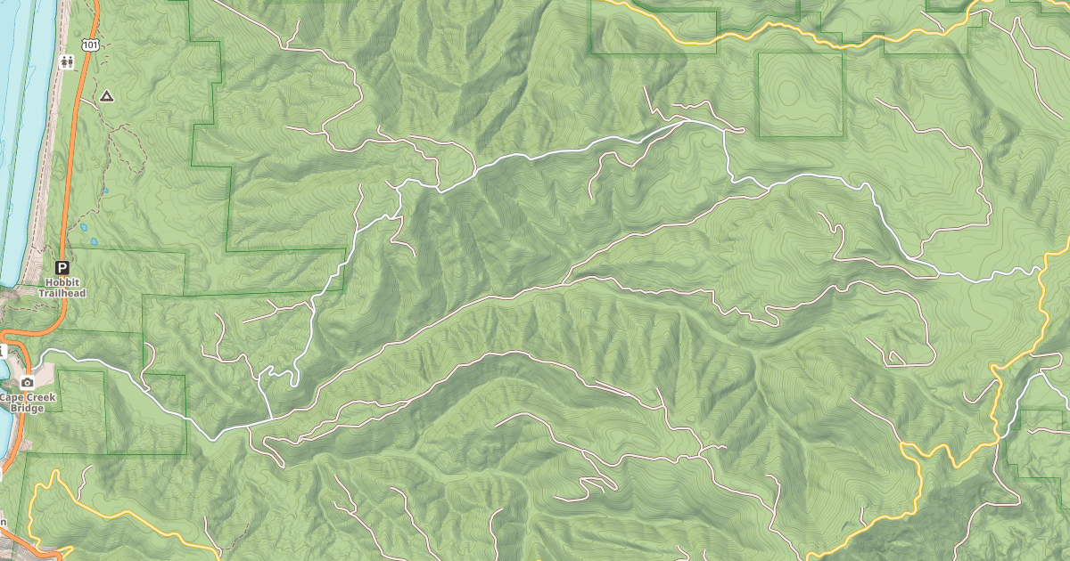 Map preview of CAPE CREEK